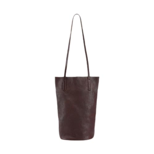 Amagogo PU Umhängetasche für Frauen, die Reisebrand Damen Handtasche Pendeln, Kaffee, M von Amagogo