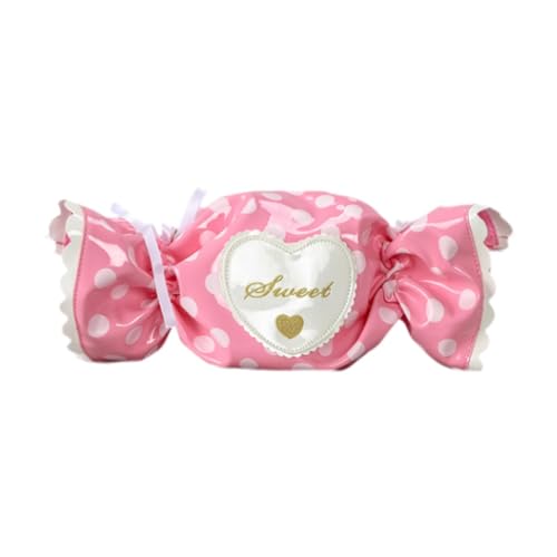 Amagogo PVC Candy Shaped Umhängetasche Handtasche für Shopping, Strand, Party, Urlaub, Sommer, Weiß von Amagogo