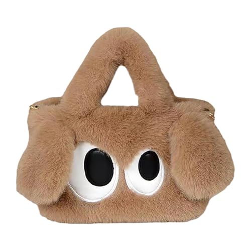 Amagogo Plüsch -Einkaufstasche weich tragbares leichtes Satchel Fuzzy Handtasche Feiertagsgeschenk, Kaffee Amagogo Plüsch -Einkaufstasche weich tragbares leichtes Satchel Fuzzy Handtasche Feiertagsgeschenk, Kaffee von Amagogo