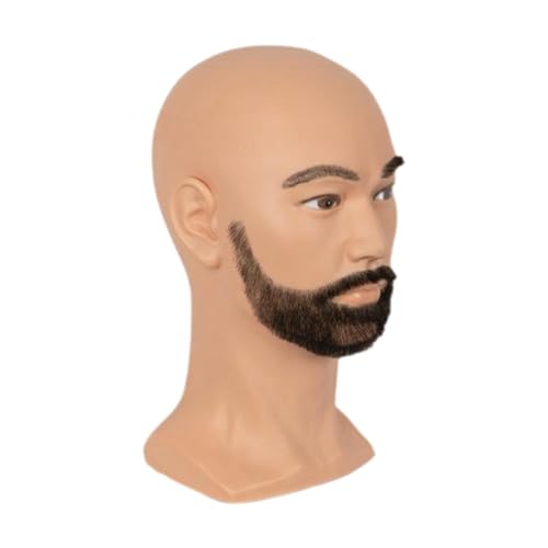 Amagogo Puppenkopf, Perückenhut Kappen Ausstellungsständer, Modernes Kappen Aufbewahrungsregal, Kappen Organizer für Den Salon zu Hause Und Reise Anfänger Sty, Style C von Amagogo