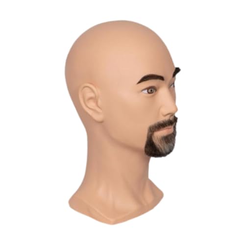 Amagogo Puppenkopf, Perückenhut Kappen Ausstellungsständer, Modernes Kappen Aufbewahrungsregal, Kappen Organizer für Den Salon zu Hause Und Reise Anfänger Sty, Style D von Amagogo