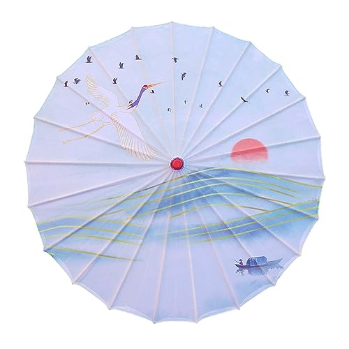 Amagogo Regenschirm Aus Geöltem Papier Im Chinesischen Stil, Orientalischer Sonnenschirm Aus Ölpapier, Dekoration, Traditionelle Frauen, Chinesische Kunst, Kl, Stil F von Amagogo