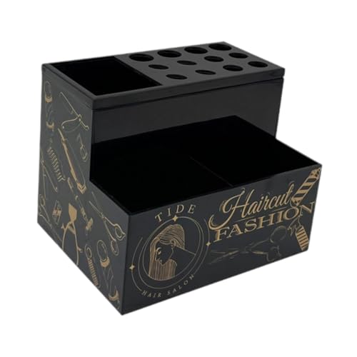 Amagogo Scherenhalter für den Salon, Friseurscherenhalter-Box, Friseurbedarf, Scherenhalter, Salon-Organizer für Kämme, Haarstyling, Schwarz Amagogo Scherenhalter für den Salon, Friseurscherenhalter-Box, Friseurbedarf, Scherenhalter, Salon-Organizer für Kämme, Haarstyling, Schwarz von Amagogo