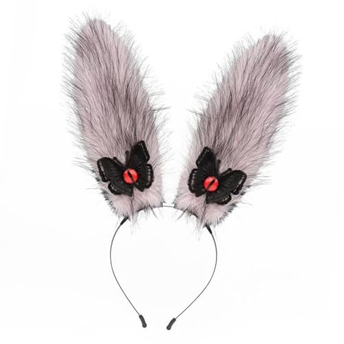 Amagogo Stirnband Tier Ohren Stirnband für Festival Ostergeburtstagsrolle Spiel, Rosa von Amagogo