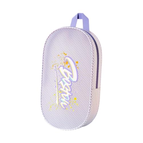 Amagogo Strandbeutel Handtasche Reißverschluss Frauen Handheld tragbarer Fitnessstudio -Pool Sport Multifunktionaler Aufbewahrungsorganisator Overizer, Lila von Amagogo