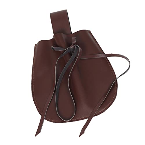 Amagogo Tasche Kordelzug Geldbörse Geschenk für Fall für Rollenspiel Zubehör, braun von Amagogo