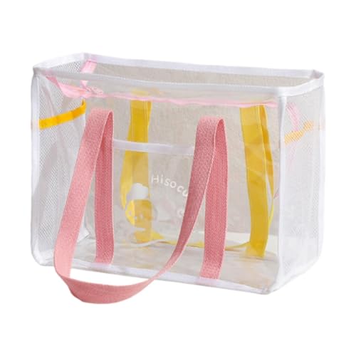Amagogo Transparente Tragetasche, wasserdichte, leichte Reise-Aufbewahrungstasche aus PVC für Outdoor-Sport, Rosa Griff Amagogo Transparente Tragetasche, wasserdichte, leichte Reise-Aufbewahrungstasche aus PVC für Outdoor-Sport, Rosa Griff von Amagogo