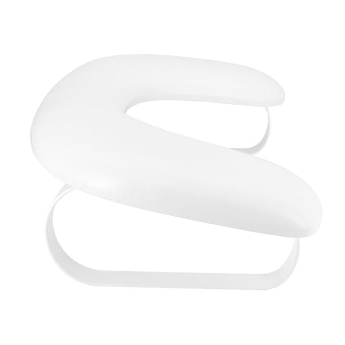 Amagogo U Form Nagelarm Ruhe Nägel Kissen Handhalter Professionell bequeme ergonomische Maniküre Armlehne abnehmbar für DIY zu Hause, Weiß von Amagogo
