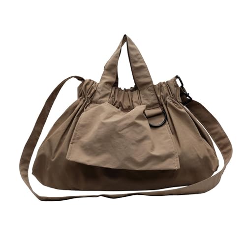 Amagogo Umhängetasche, modische, weiche Tasche aus Nylon für Arbeit, Einkaufen, Pendeln, Reisen, Khaki Amagogo Umhängetasche, modische, weiche Tasche aus Nylon für Arbeit, Einkaufen, Pendeln, Reisen, Khaki von Amagogo