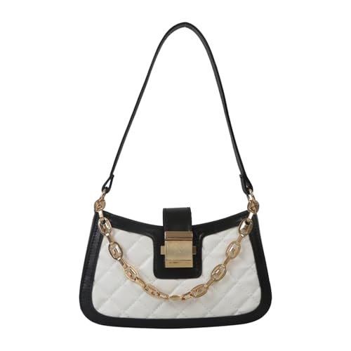 Amagogo Umhängetasche Handtasche für Damen Stilvolle Unterarmtasche für Reisen Outdoor Urlaub, Weiß von Amagogo