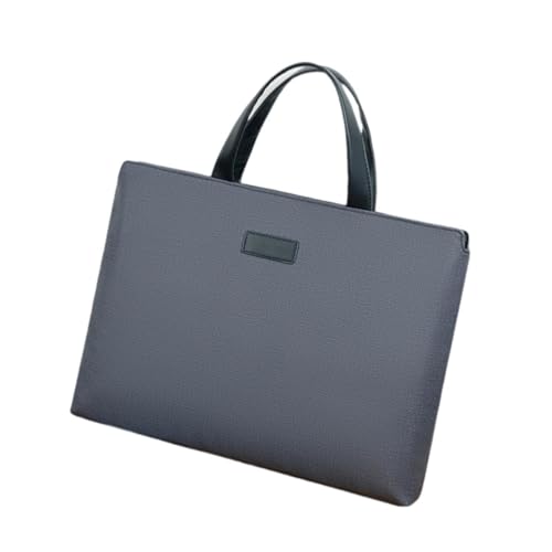 Amagogo Verschleißfeste Umhängetasche für das Geschäft im Freien, für die Arbeit im Büro, Blau, Pu-Leder von Amagogo