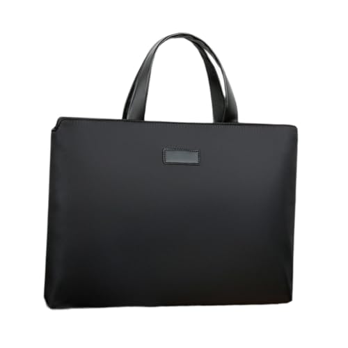 Amagogo Verschleißfeste Umhängetasche für das Geschäft im Freien, für die Arbeit im Büro, Schwarz, Tuch von Amagogo