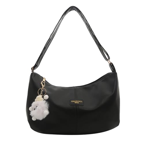 Amagogo Weibliche Crossbody -Tasche mit Trendtasche für den Schlüssel für den Alltagsstrand Reisen, Schwarz von Amagogo