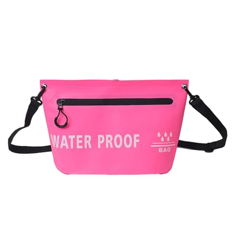 Amagogo wasserdichte Trockentasche, wasserdichte Umhängetasche, Sack-Geldbörse, Handtasche, Umhängetasche für Trekking, Reisen, Schwimmen, Rafting, Damen und, Rosa von Amagogo