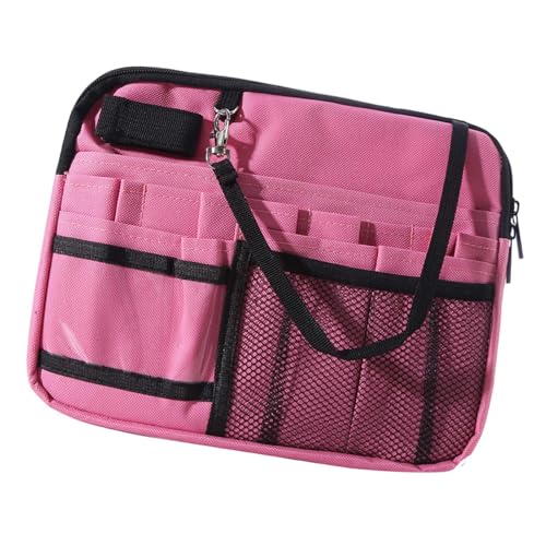 Bauchtasche für Krankenschwestern, mehrere Fächer, Tasche, Gürtel, Organizer, Utility Hüfttasche, Krankenschwestertasche, Hüfttasche für Schlüssel, Krankenschwestern, Rosa von Amagogo