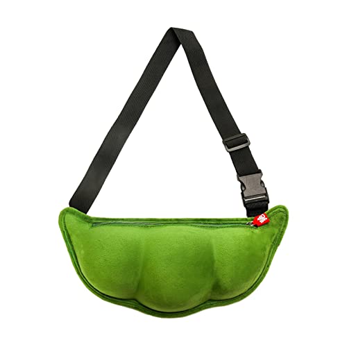 Lässige Frauen Mädchen Crossbody Pod Shaped Umhängetasche Brieftasche Einkaufstasche Schulranzen Urlaub Strand Unterarmtaschen Tote Reißverschluss Handtasche Mode, grün, 38cmx16cmx7cm von Amagogo