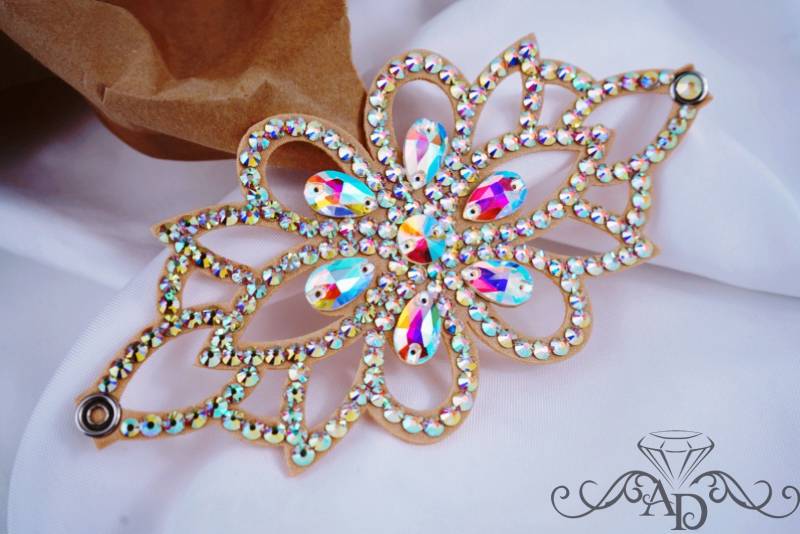 strass Hand Armband, Latein Tanz Schmuck, Handschmuck Für Gesellschaftstanz, Gesellschaftstanz Schmuck von AmaliaDesignStudio