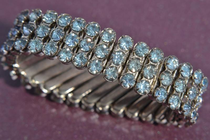1950Er Jahre Armband Mit Blauer Paste | 929H 1950Er Jahre Armband Mit Blauer Paste | 929H von AmandaApplebyShop