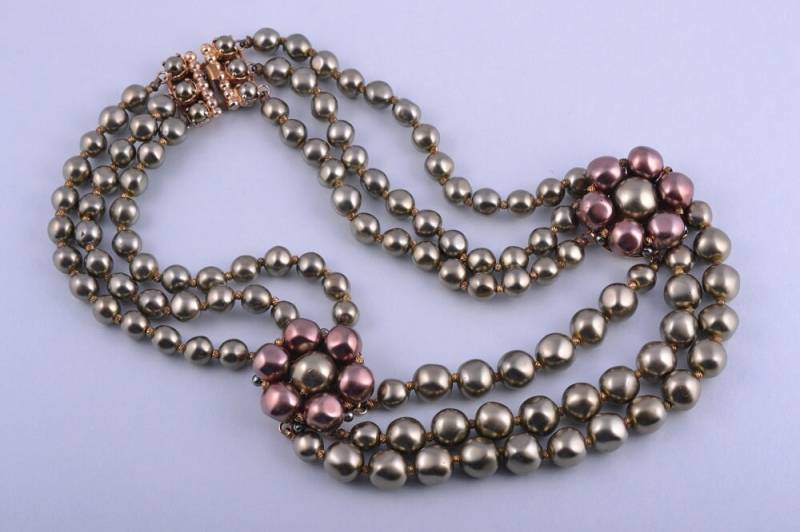 50Er Jahre Halskette Mit Glasperlen | 744N 50Er Jahre Halskette Mit Glasperlen | 744N von AmandaApplebyShop
