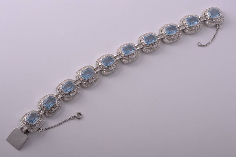 Silber 1950 Bling Armband | 477Dd Silber 1950 Bling Armband | 477Dd von AmandaApplebyShop