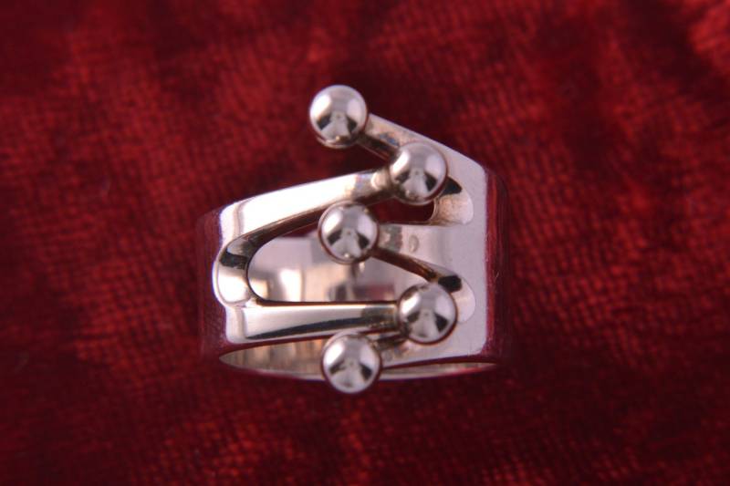 Silber Retro 1970Er Jahre Ring Aus Norwegen | 899J von AmandaApplebyShop