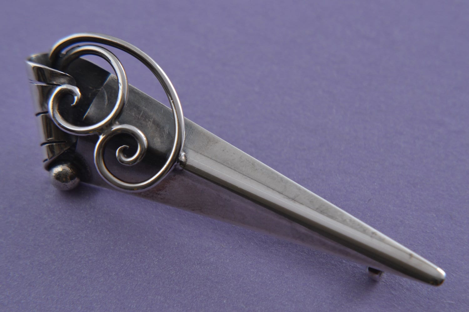 Silber Retro Brosche | 890A Silber Retro Brosche | 890A von AmandaApplebyShop
