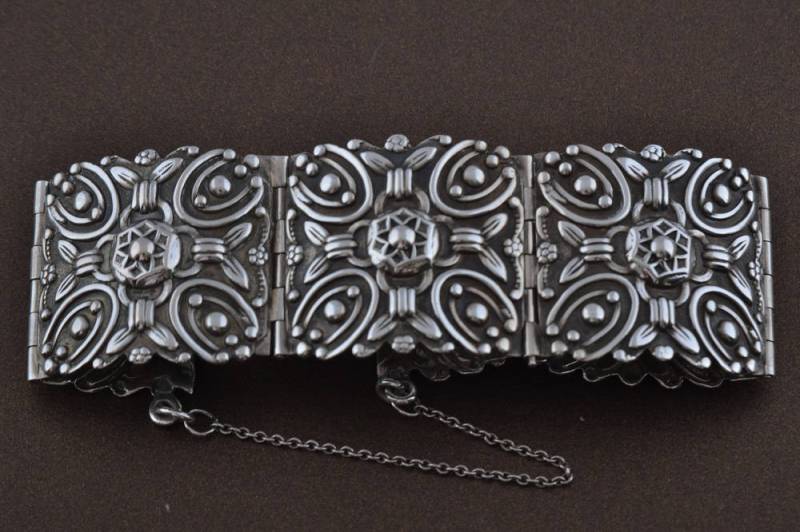 Silber Retro Mari-Lou Armband | 724Dd Silber Retro Mari-Lou Armband | 724Dd von AmandaApplebyShop