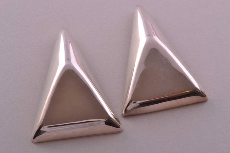 Silberne Modernist Retro Ohrstecker | 932W2 Silberne Modernist Retro Ohrstecker | 932W2 von AmandaApplebyShop