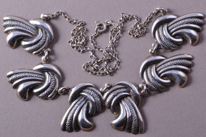 Silberne Vintage Halskette | 754C von AmandaApplebyShop