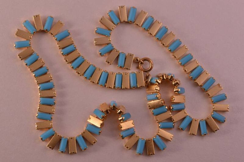 Vergoldete 50Er Jahre Vintage Halskette | 940R39 Vergoldete 50Er Jahre Vintage Halskette | 940R39 von AmandaApplebyShop