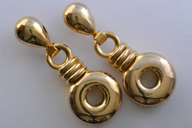 Vergoldete 80Er Ohrclips | 948C24 Vergoldete 80Er Ohrclips | 948C24 von AmandaApplebyShop