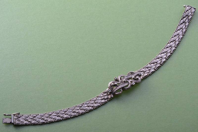 Vintage Silber Armband | 573 T von AmandaApplebyShop