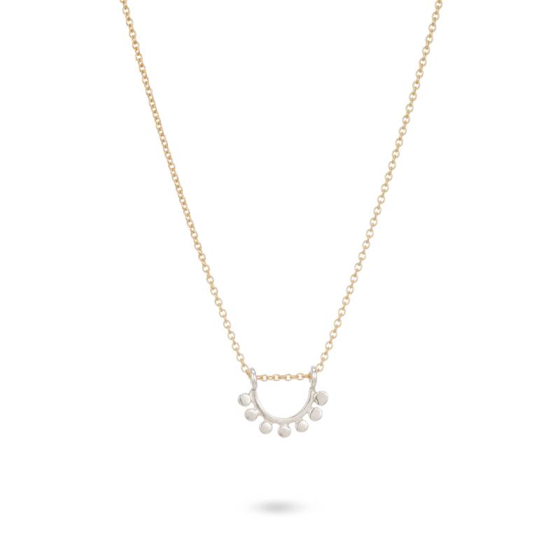 sterling Silber Und Gold Filled Zierliche Halskette sterling Silber Und Gold Filled Zierliche Halskette von AmandaKLockrowJewels