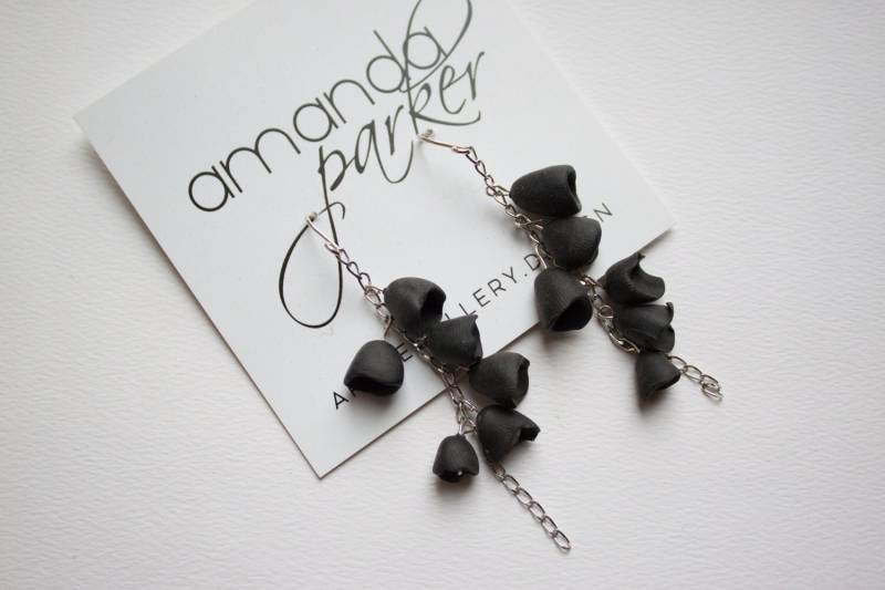 Blume Pod Ohrringe - Minimale Hand Made Polymer Clay Blume Pod Ohrringe - Minimale Hand Made Polymer Clay von AmandaParkerShop