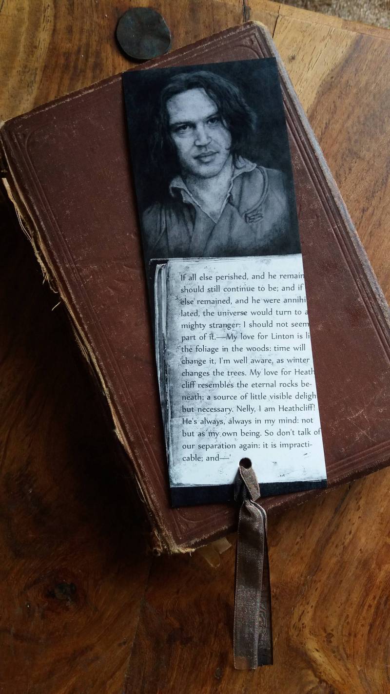 Heathcliff | Tom Hardy Lesezeichen von AmandaSteelArt