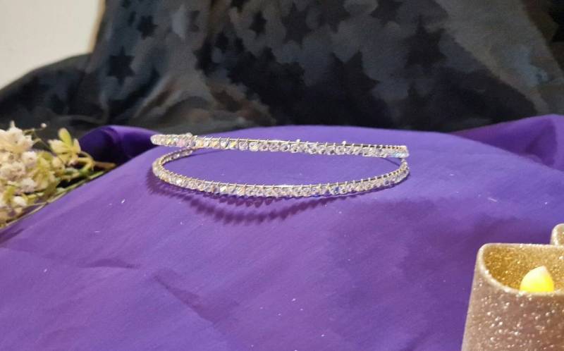 Braut/Brautjungfern/Blumenmädchen/Galaday/Kommunion/Abschlussball Tiara Braut/Brautjungfern/Blumenmädchen/Galaday/Kommunion/Abschlussball Tiara von Amandastrinketsuk