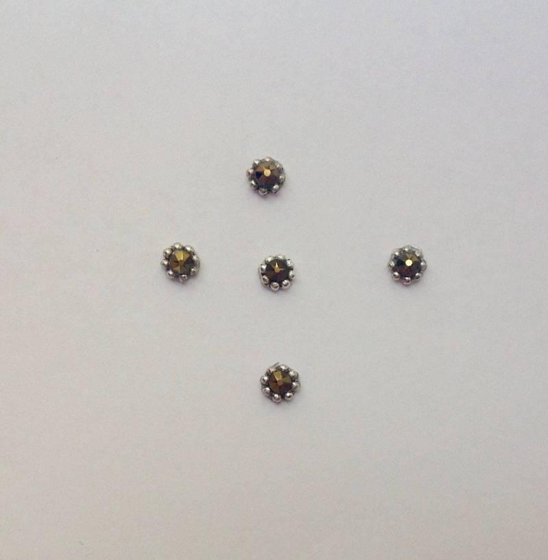 Dorado & Silber Akzent Bindis von AmaniMaharet