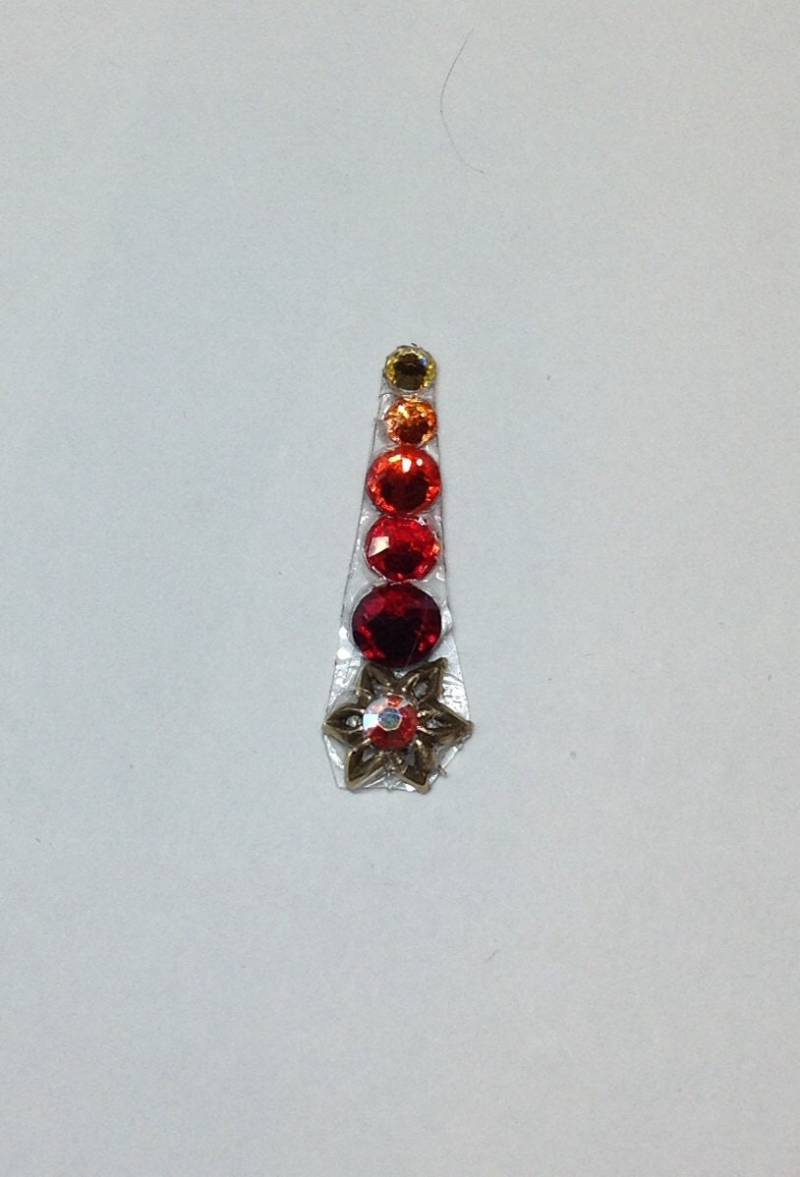 Feuer Swarovski Crystal Bindi von AmaniMaharet