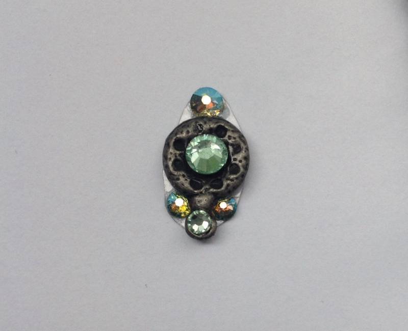 Minze & Olive Swarovski Kristall Bindi von AmaniMaharet