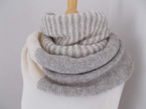 Loopschal "Max&mara" Alpaka Seide 2-Farbig 34x140cm Loopschal "Max&mara" Alpaka Seide 2-Farbig 34x140cm von AmanoKreationen