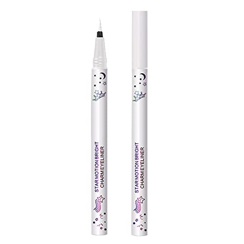 Imperméable Longue Durée 1 STÜCKE Niedlicher Eyeliner Extrem feiner wasserdichter schweißfester schnell trocknender flüssiger Eyeliner den ganzen Tag Eyeliner Crayon Ensemble Mat (C, One Size) von Amaone