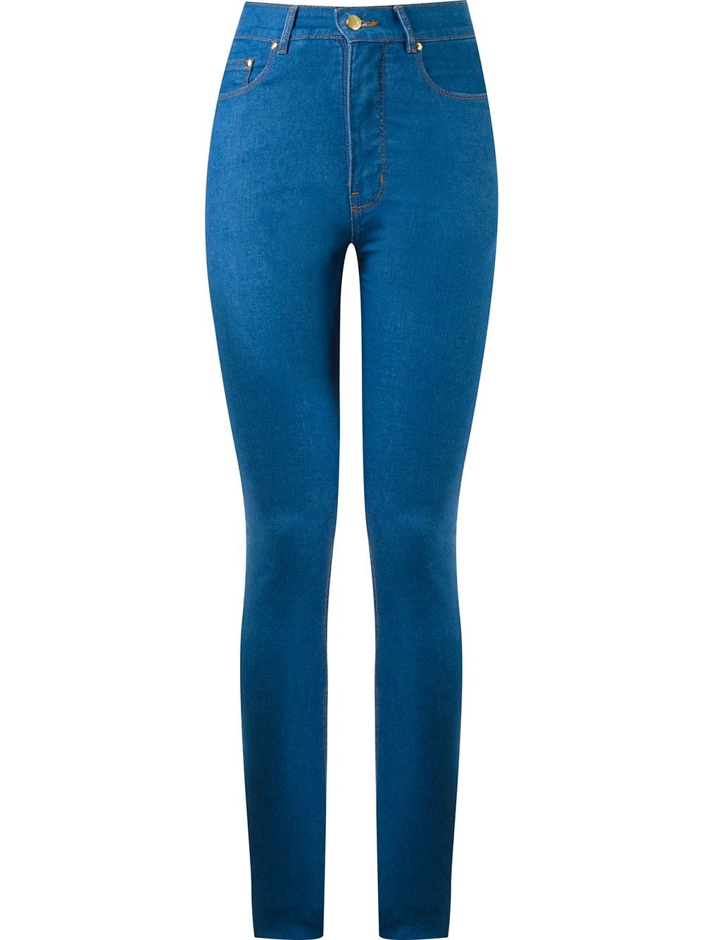 Amapô Skinny-Jeans mit hohem Bund - Blau von Amapô