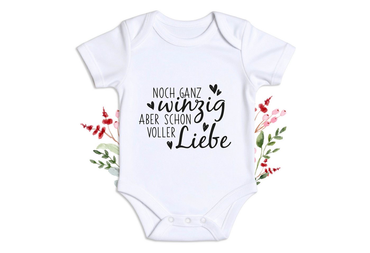 Amari Babydollshirt AMARI ® Babystrampler zur Schwangerschaft Verkünden - Babybody von Amari