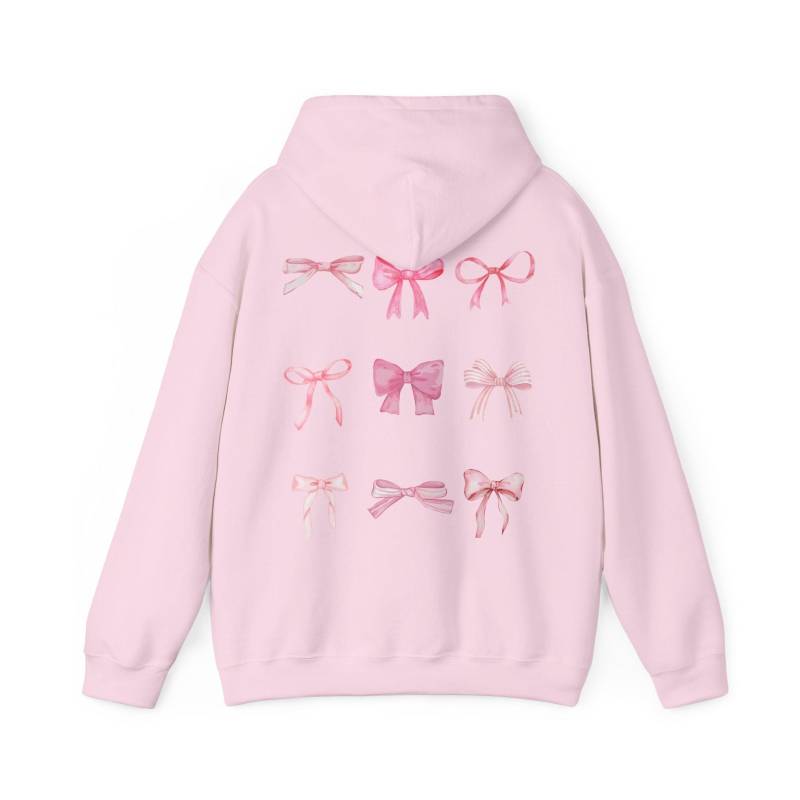 Pink Bow Hoodie, Girls Fashion Sweatshirt, Gift For Her, Cozy Cute Pullover, Perfect Birthdays, Casual Wear, Children's Apparel, Tumblr von AmarielStudio