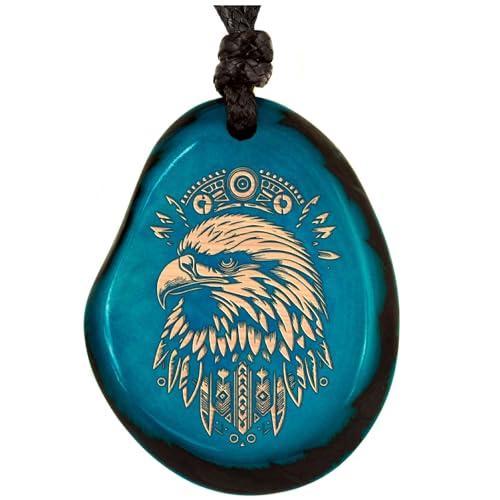 Amarumi Adler Anhänger aus Taguanuss – Symbol für Stärke & Weisheit | Handgefertigter Indianischer Schmuck Amarumi Adler Anhänger aus Taguanuss – Symbol für Stärke & Weisheit | Handgefertigter Indianischer Schmuck von Amarumi