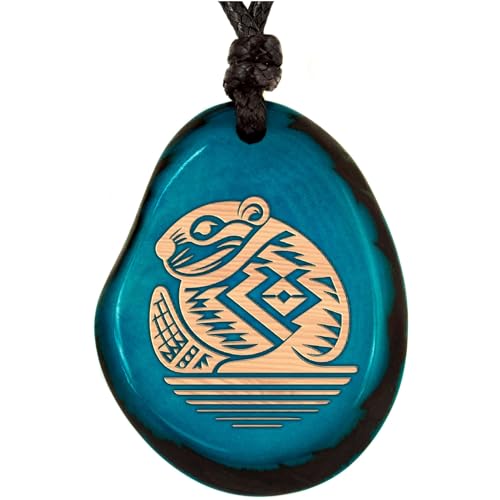 Amarumi Biber Anhänger aus Taguanuss – Symbol für Fleiß & Kreativität | Handgefertigter Indianischer Schmuck von Amarumi