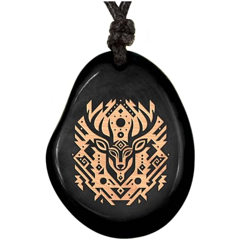 Hirsch Anhänger aus Taguanuss – Symbol für Stärke, Kreativität und Naturverbundenheit -Handgefertigter Indianischer Schmuck Hirsch Anhänger aus Taguanuss – Symbol für Stärke, Kreativität und Naturverbundenheit -Handgefertigter Indianischer Schmuck von Amarumi