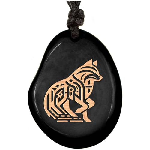Wolf Anhänger aus Taguanuss – Symbol für Stärke, Treue und spirituelle Führung von Amarumi