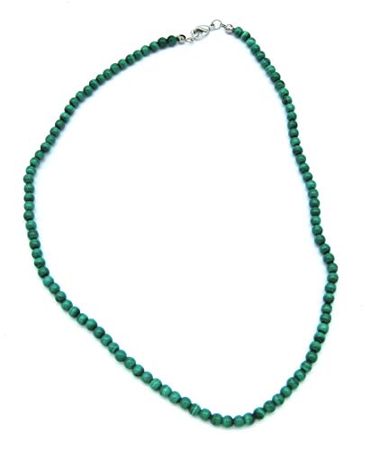 Amaryllis Kugel-Kette Malachit (stabilisiert) 4 mm ca. 45 cm lang von Amaryllis