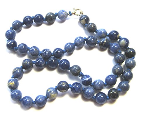 Amaryllis Kugel-Kette Sodalith 8 mm 45 cm lang von Amaryllis